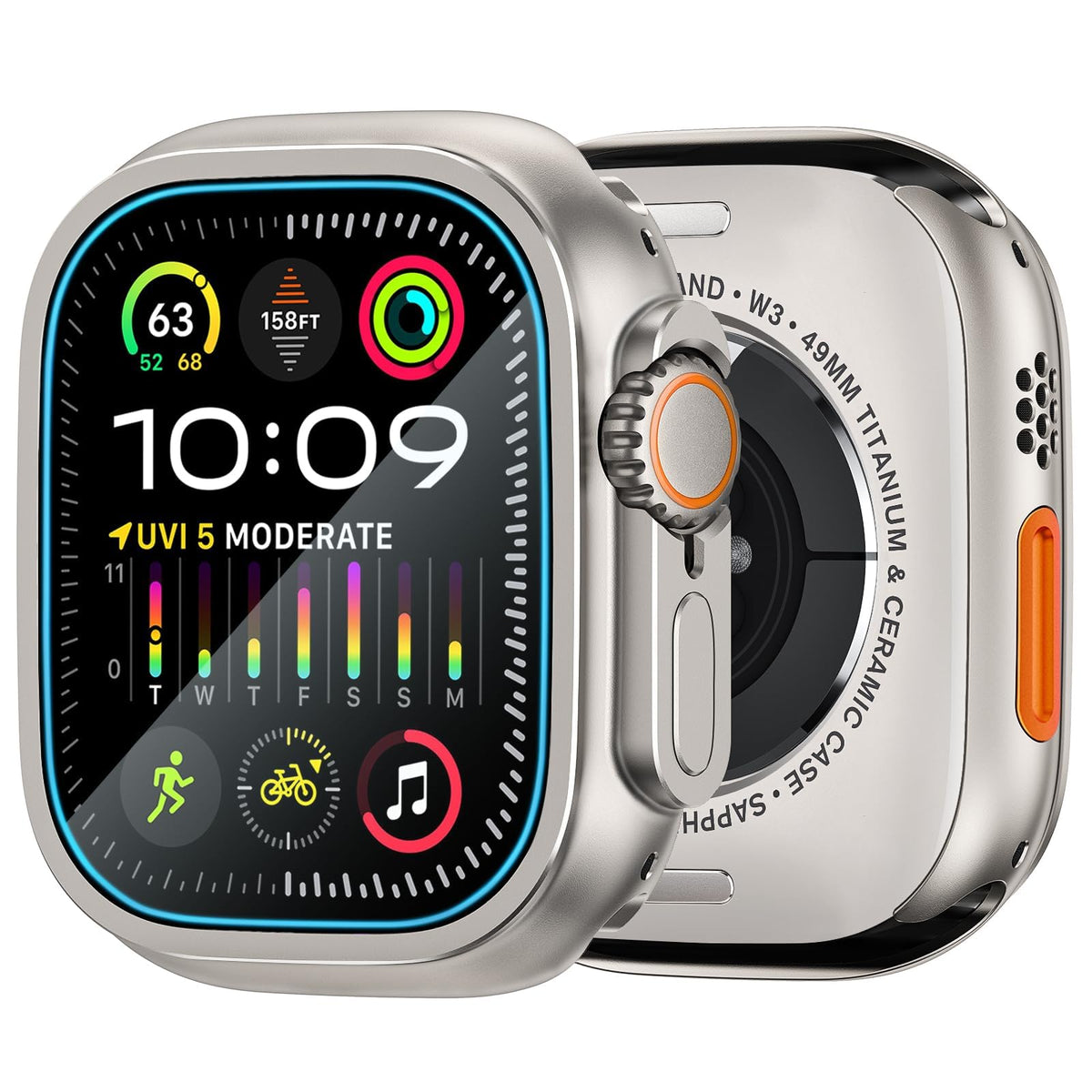 Rugged Metal Case For Apple Watch