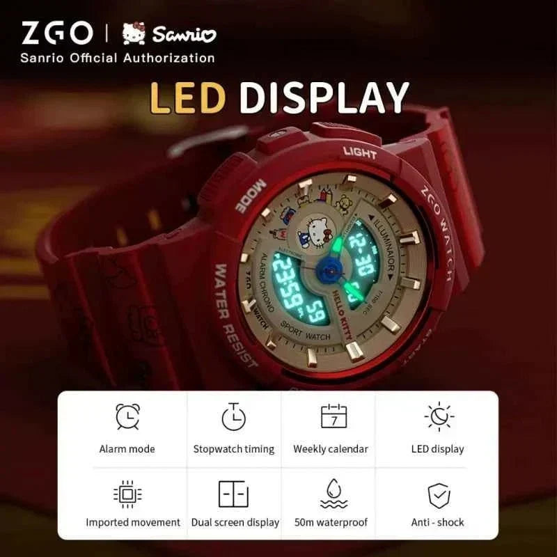 ZGO Sanrio Multifunction Sports Digital Watch