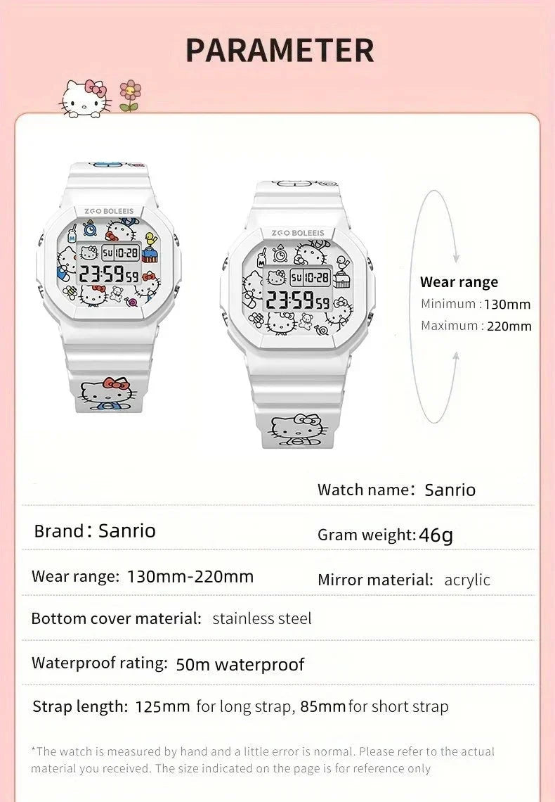 Original ZGO Sanrio Digital Waterproof Wrist Watch